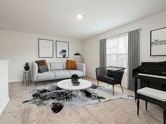 The Potomac by LGI Homes includes a spacious game room upstairs so everyone has a place to relax.