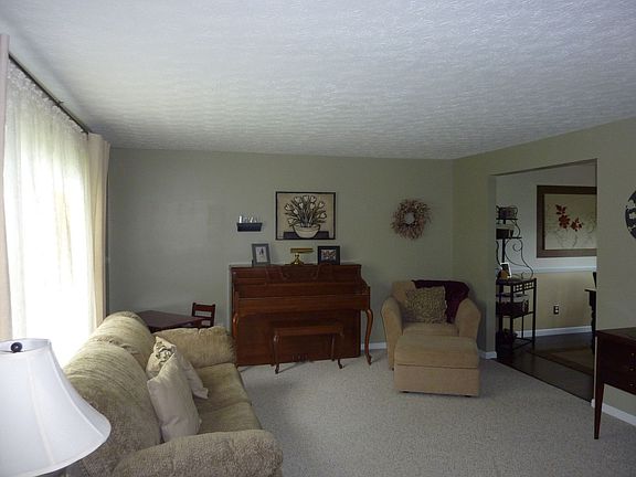 Living room with large picture window