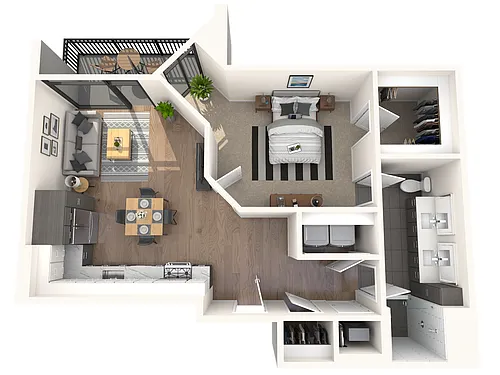 Floor plan A1a