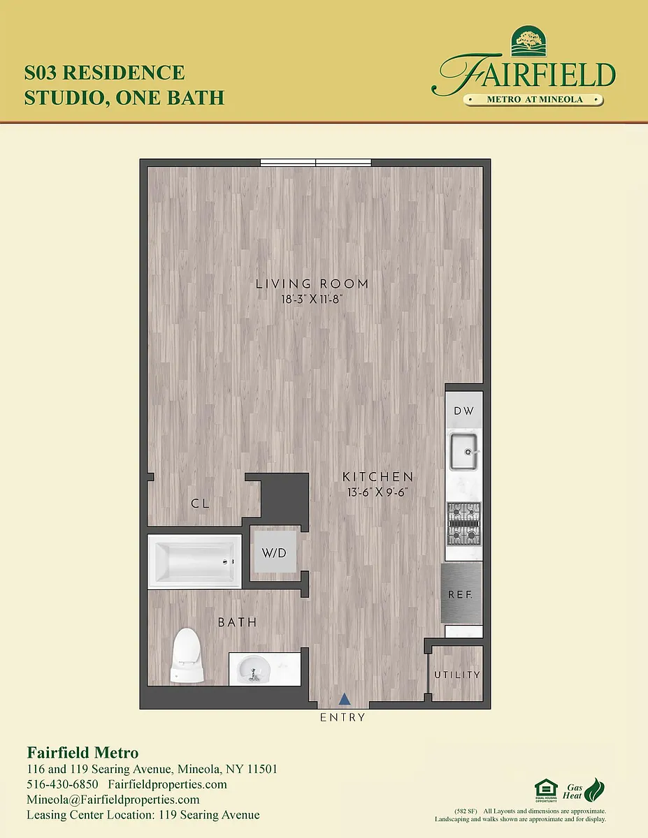 Floor plan S03 Studio