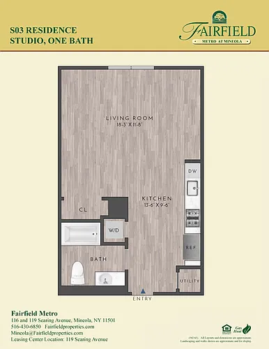 Floor plan S03 Studio