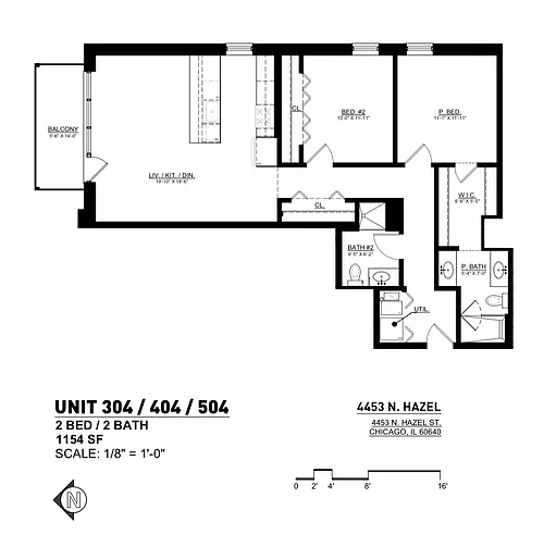 Floor plan 2 bed 2 bath