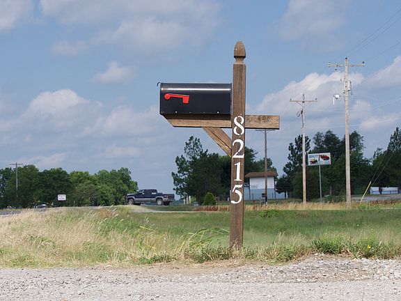 Right of the driveway