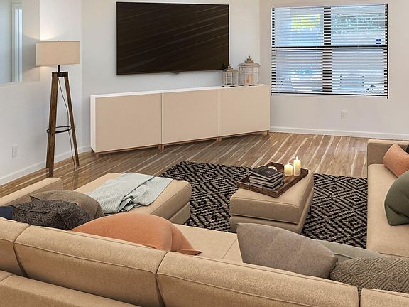 Family room connected to kitchen
