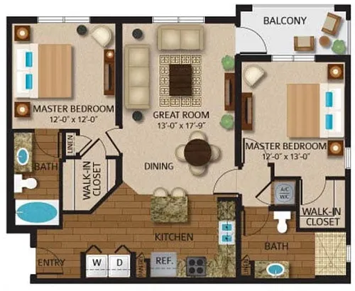 Floor plan Palmetto