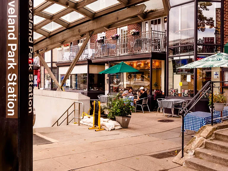 Commute with ease. Cleveland Park Station is a short walk away.