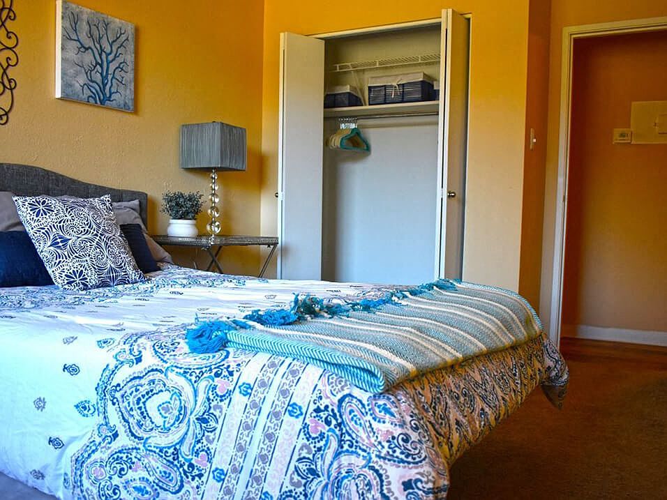 Bedroom with Closet