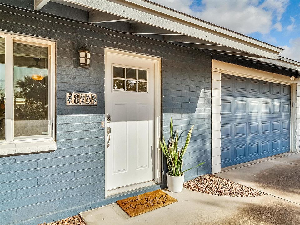 Front door, single stall garage