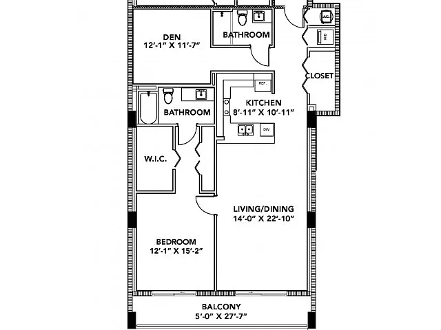 Floor plan Model Y