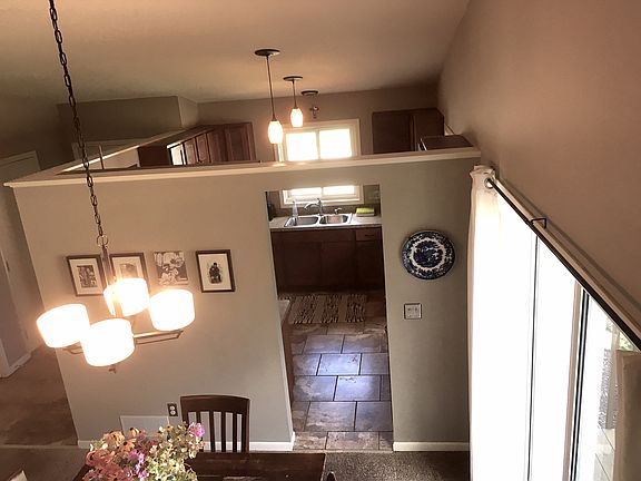 Open dining room and kitchen