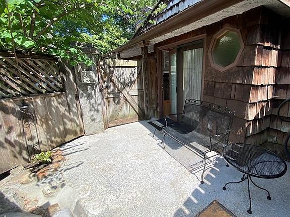 Private patio for 1803F with lockable gate