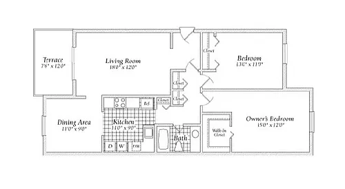 Floor plan B1 - 2X1