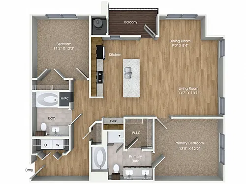 Floor plan B2CP