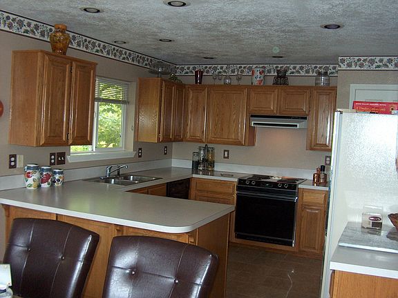 Oak Cabnets, Tile Floors