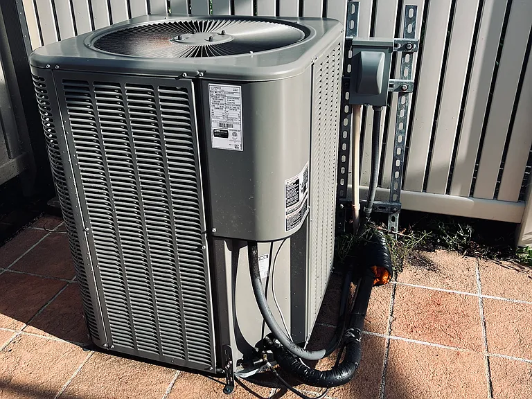 New air conditioner with owner paid yearly maintenance.