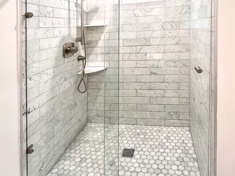 marble shower