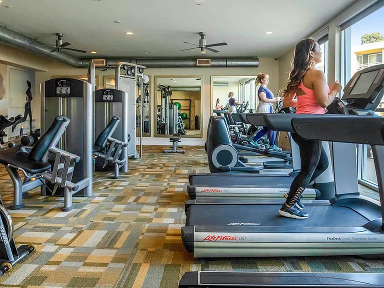 Workout in the 24-hour Fitness Center