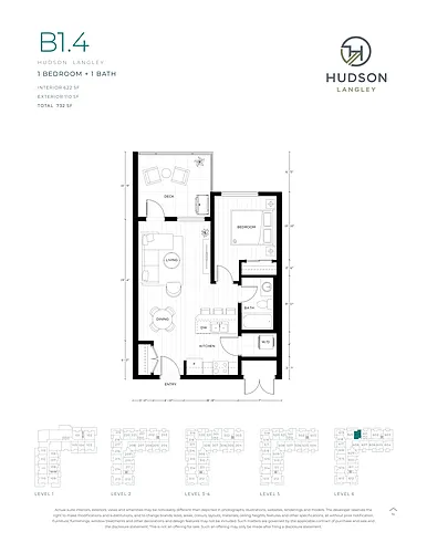Floor plan 1br/1ba - B1.4