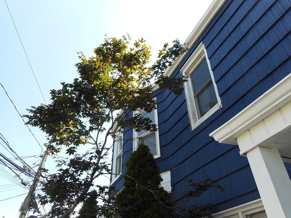 Blue siding