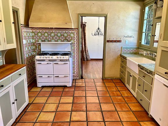 Kitchen looking into dining room