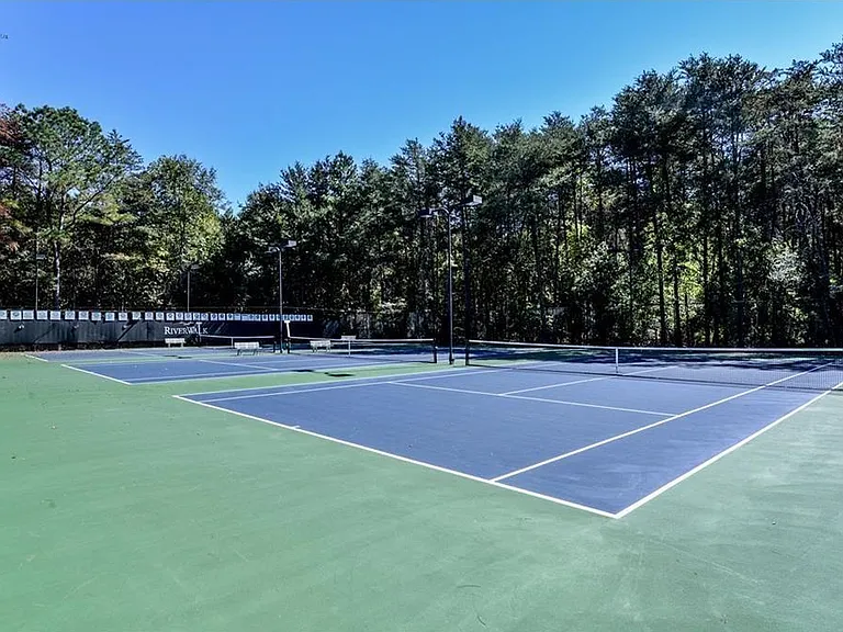 Community tennis courts