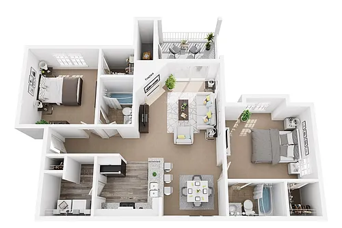 Floor plan Hamptons 1D