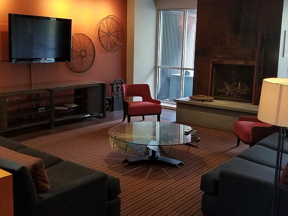 Common area with fireplace, TV with cable