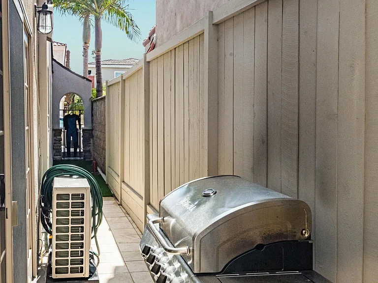 Side Patio with BBQ