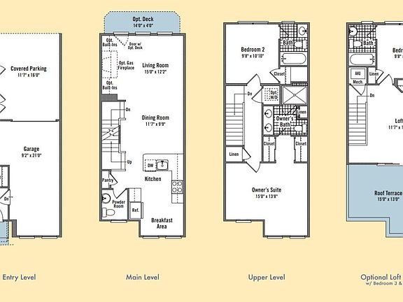 The "covered parking" area on the entry level is currently our office and can be used as the fourth bedroom. Note: this bedroom does not have an ensuite bathroom.