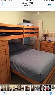 Bedroom #3, upstairs (Double/Single).