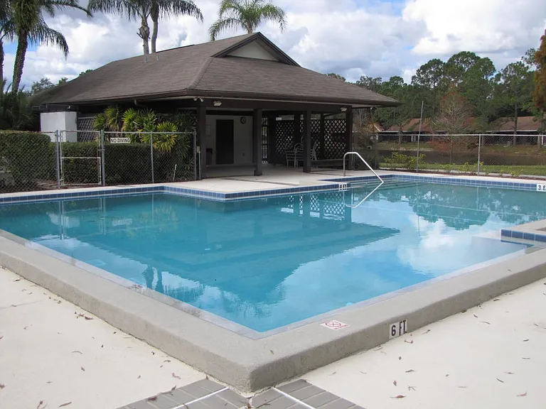 Community Pool Shallow and Deep Ends