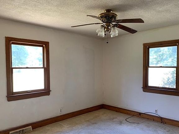 One of three bedrooms