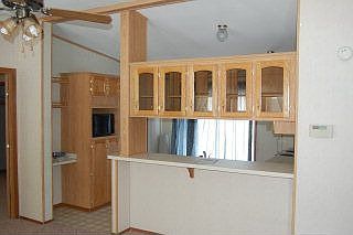 View of Kitchen from Living Room
