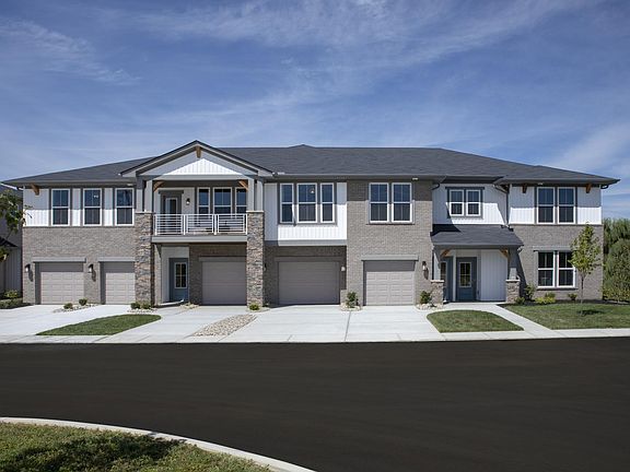 townhome building with multiple units