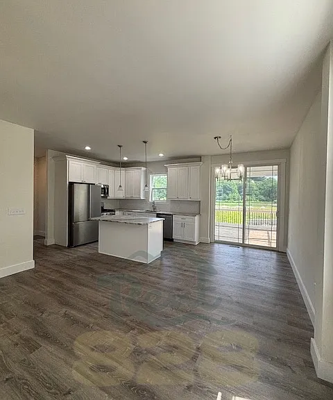 dining area and kitchen