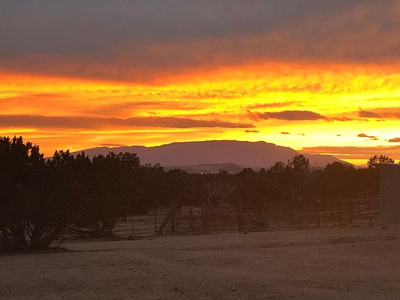 View looking south from property