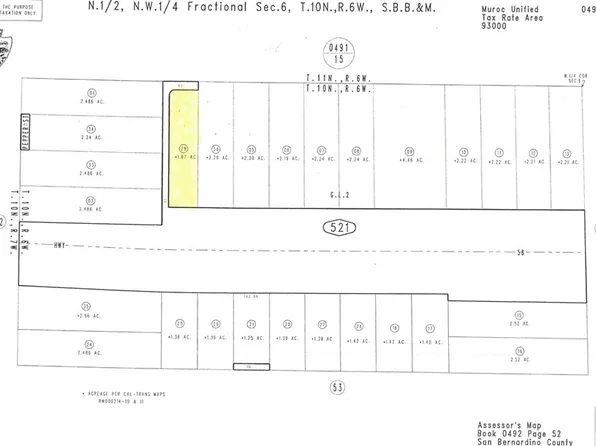 0 Mojave Barstow Hwy E #58, Boron, CA 93516