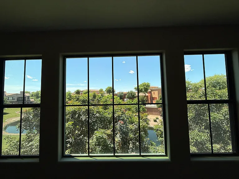 Primary bedroom lake view