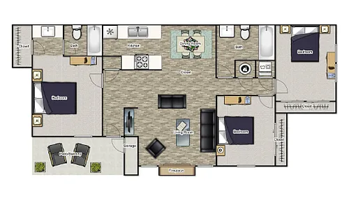 Floor plan Royal Palm