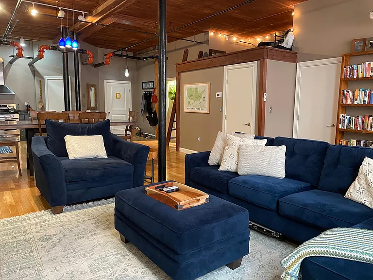 Large, open-concept apartment