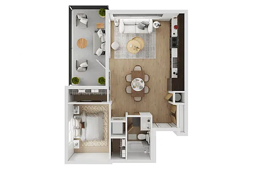 Floor plan Cathlamet