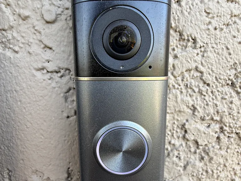 Newly Installed and Internet-connected 4K Ring Doorbell camera
