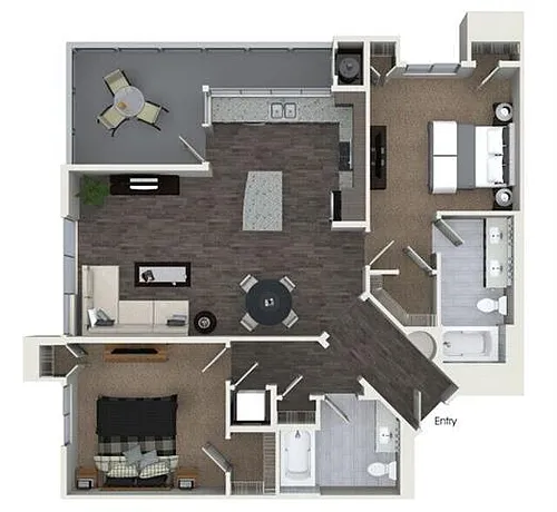 Floor plan B3