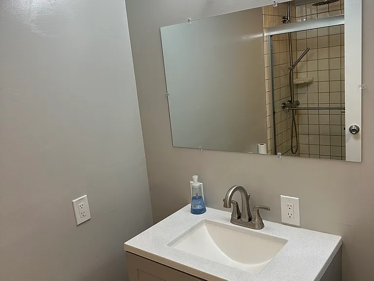 NEW VANITY IN FIRST BATHROOM