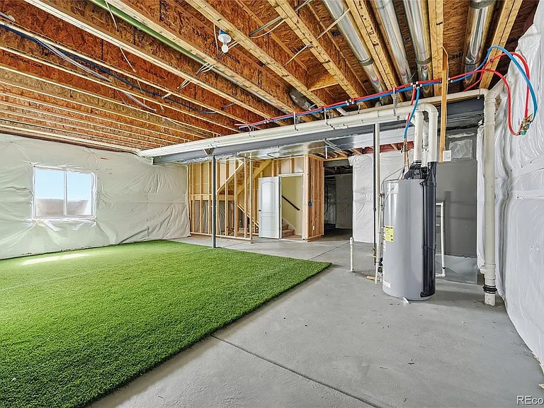 unfinished basement