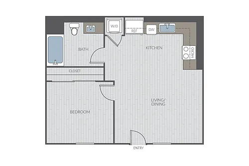 Floor plan Plan 1B - BRAND NEW!