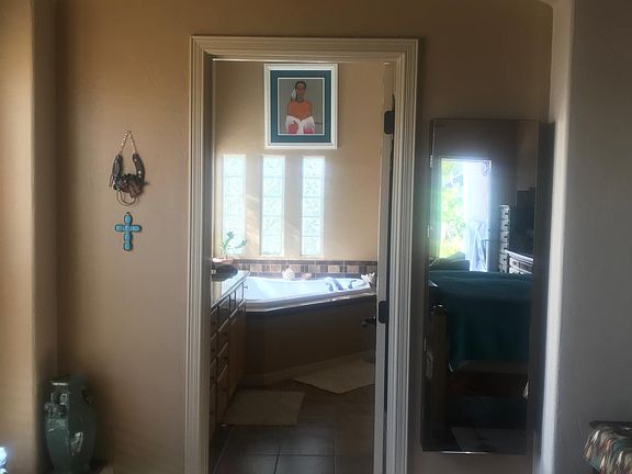 entrance to master bathroom