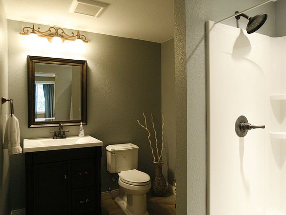 Attached master bathroom