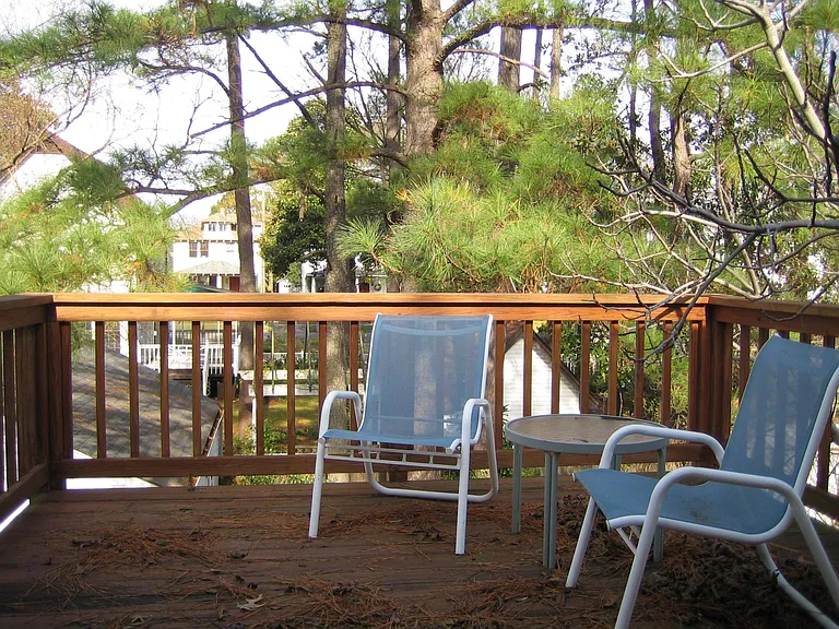 Upstairs deck