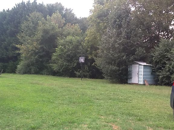 Back yard with small shed